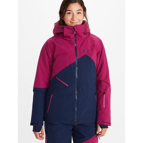 Marmot Pace Jackets - Womens Ski Jacket Navy CA713682 Canada